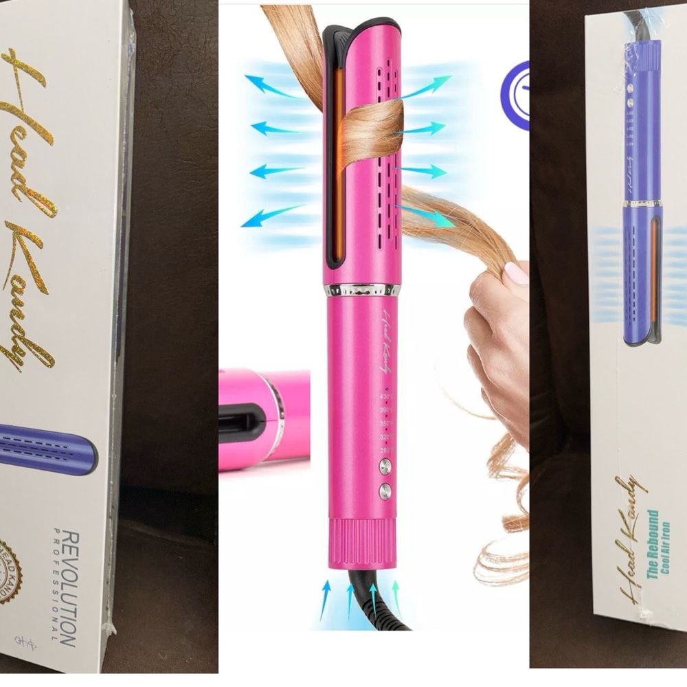 CURLING WAND WITH AIRFLOW